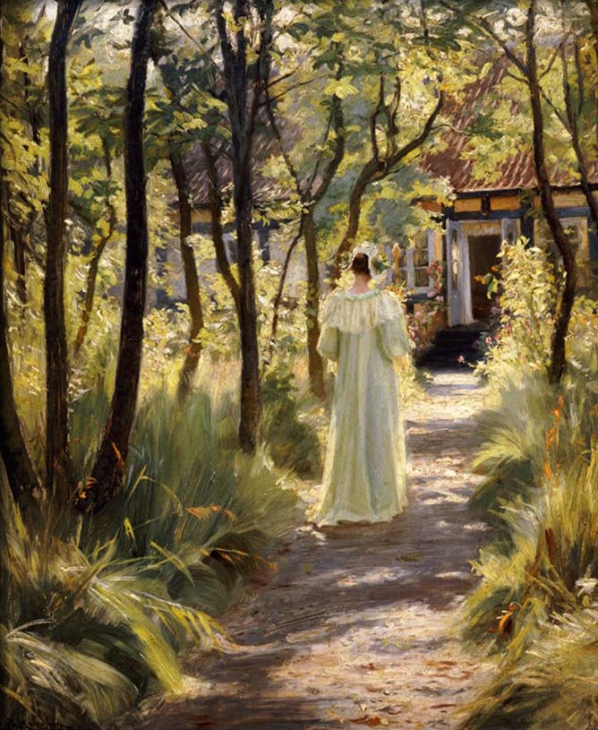 Marie in the Garden, 1895 By Peder Severin Kroyer